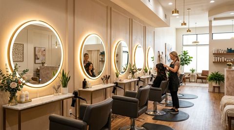 Illustration of Rita's Beauty Salon, beauty salon in Sterling, CO